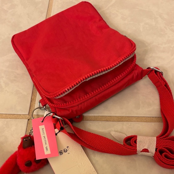 Kipling Red Crossbody Bag - Picture 6 of 6